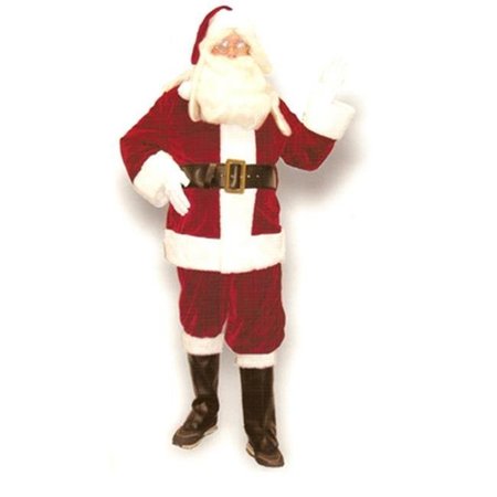 HALCO Halco 6591 Velveteen Santa Claus Suit with Jacket Size 42 to 48 6591